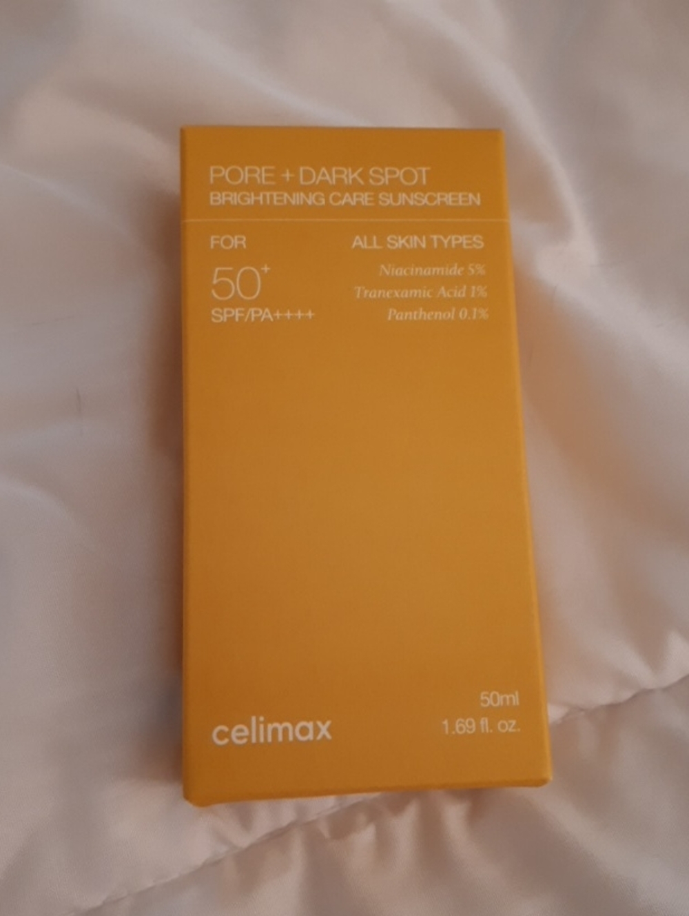 Celimax Pore + Dark Spot Brightening Sunscreen SPF50+ NIB